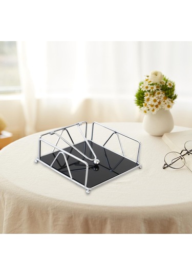 Homyl Cafe Masa Mutfak Argent Için Peçete Depolama Arjantin Arjantin