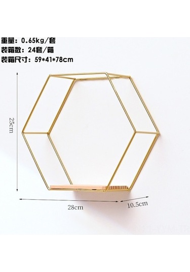 Flybuy Yatak Yaratıcı Wg Rafı Rafı Rafı Raf Oturma Odası Odası Ev Duvarı Duvara Duvar Duvar Dövme Depolama Demir Dekorasyonu Büyük Bosphorusboutique Asılan Altın Altın Altın Altıgen - Aa Altın