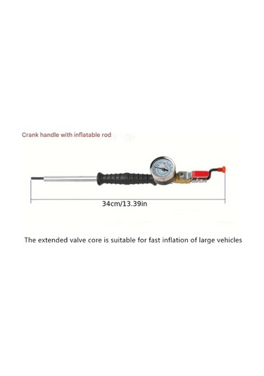 Boatshop1 Hava Basıncı Ölçüm Cihazı Hassas Lastik Basıncı Ölçer Otomatik Tamir Aracı Yükseltme 1 Adet Çoğu Araçla Uyumlu