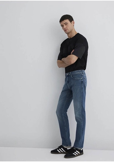 Mavi Jake Puslu Comfort Mavi Erkek Jean Pantolon M0042289336 Mavi