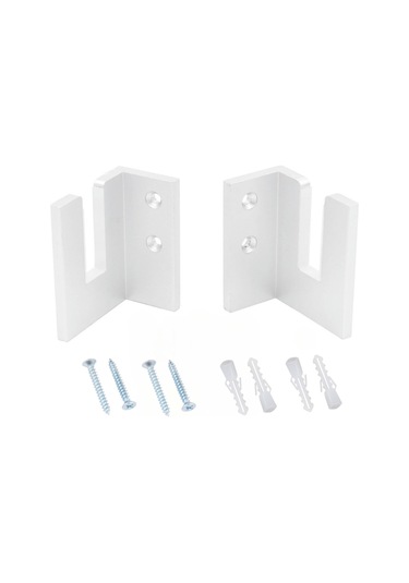 Yx002 1 Çift Dört Tekerlekli Kaykay Duvara Montaj Braketi Siyah