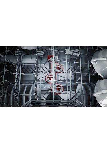 Bosch Serie 6 SMV6ECX86Q 7 Program 14 Kişilik Ankastre Bulaşık Makinesi