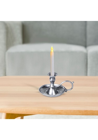 Suntek Magideal Vintage Konik Mum Çubuk Tutucu Demir Şamdan