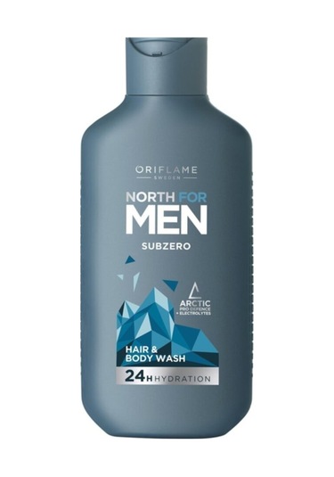 Oriflame North For Men Subzero Saç Ve Vücut Şampuanı 250 ML
