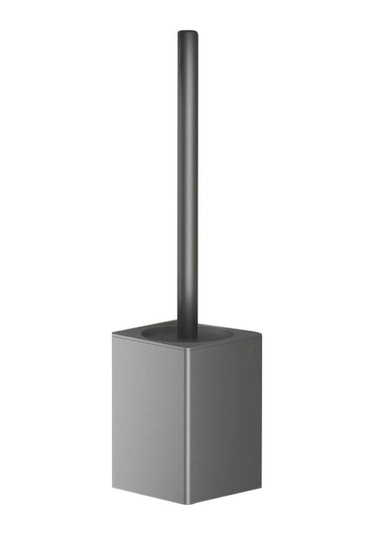 Tongxida Modern Siyah Paslanmaz Banyo Fırçası, Kompakt Klozet Kılları İçin Temizleyici, Bosphorusboutique Siyah