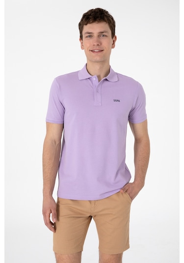 U.S. Polo Assn. Erkek Regular Fit Polo Yaka Lila Basic Tişört 50306007-VR034 U.S. Polo Assn. Erkek Regular Fit Polo Yaka Lila Basic Tişört 50306007-VR034