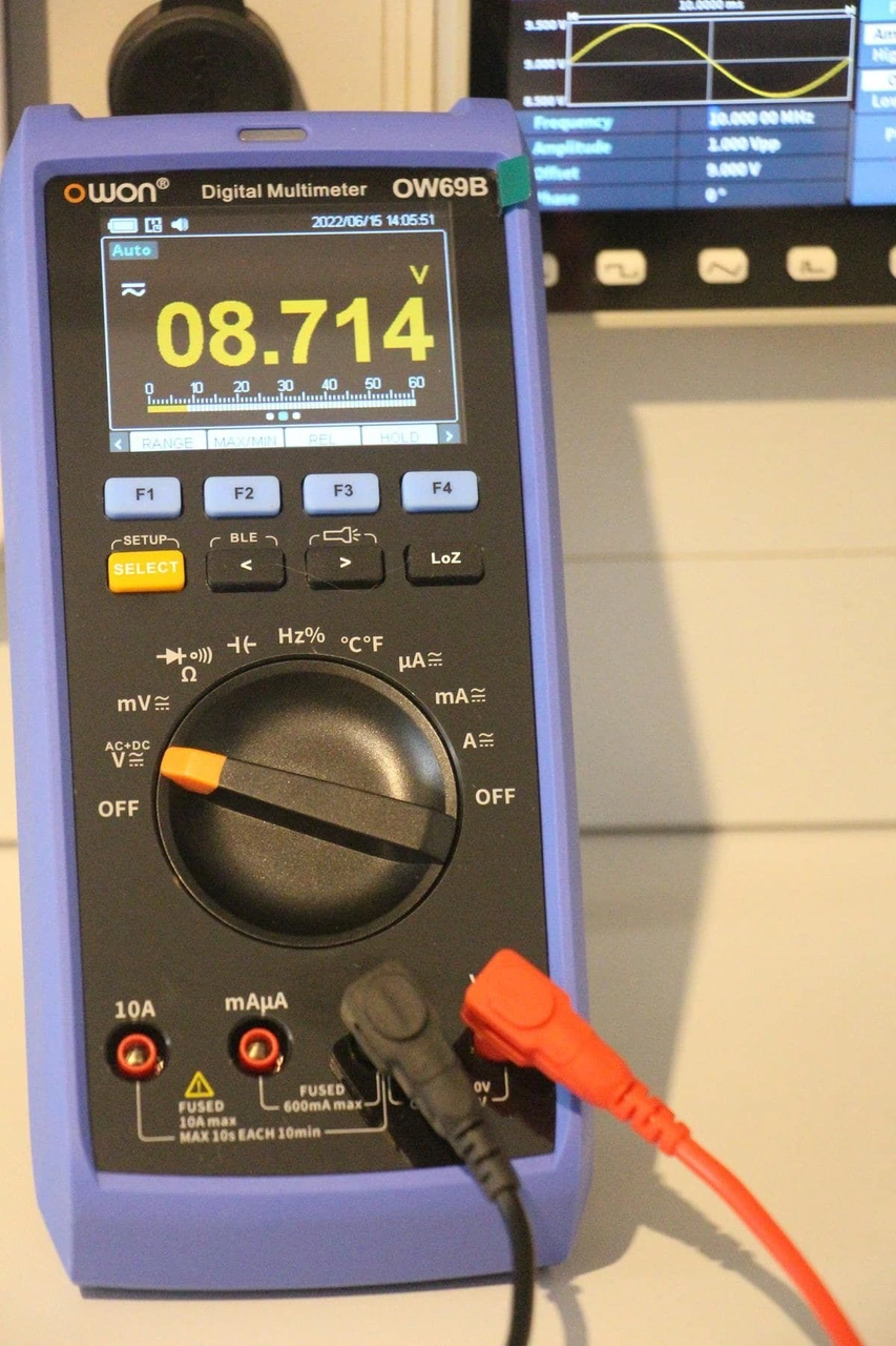 Owon Ow69b Lab-endüstriyel Tip Multimetre-loz-ac+dc