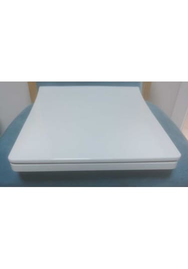Beyaz Klozet Kapağı Slim Kare Beyaz