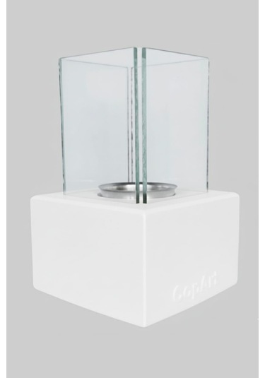 Muko Beyaz Biyoetanol Masaüstü Şömine - 1 Lt Copart Yakıt Hediye