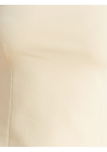 Dilvin 31860 Straplez Top-açık Sarı Açık Sarı