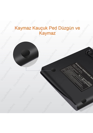 Harici Usb 3.0 8x Dvd Rw Optik Sürücü Hızlı Ve Kolay Kullanım