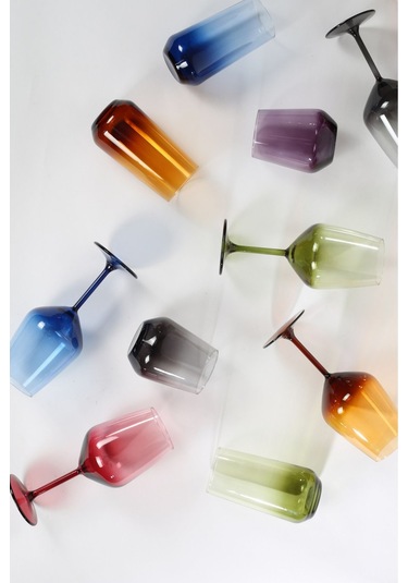 Rakle New Iconic 4'lü Su Bardağı Seti Füme 425 Cc