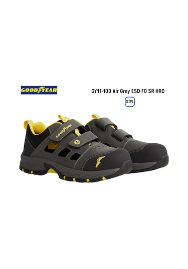 Goodyear İş Ayakkabısı - Gy11-100 Air Grey Esd Fo Sr Hro S1pl - 44 Siyah