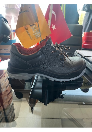 V10 Roma İş Ayakkabısı Siyah Turuncu