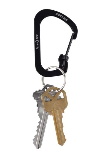 Nite Ize Slidelock Paslanmaz ÇElik Karabina 3lü Paket-Siyah