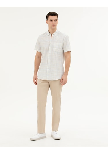 Pierre Cardin Erkek Bej Pantolon Kanvas-chino 50288510-vr011 Bej