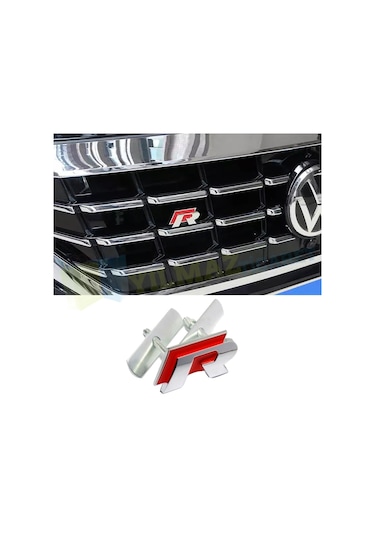 Volkswagen R Panjur Logo Vidalı Golf Passat Polo Jetta Çelik