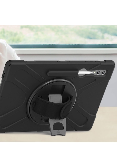 Samsung Galaxy Uyumlu Tab S9 Ultra Sm-x910 Defender Askılı Zırhlı Tank Case
