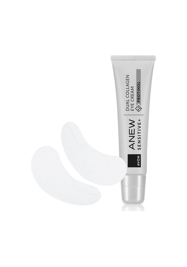 Anew Sensitive+ Dual Collagen Göz Kremi Ve Silikon Kırışıklık Pedi Paketi