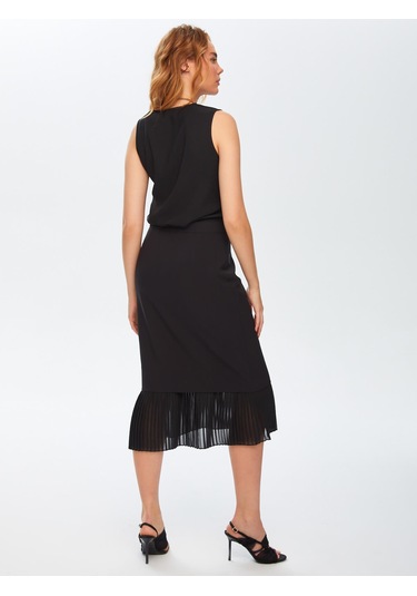 Eteği Pilise Detaylı Kalem Etek 69286 U6928610 Siyah