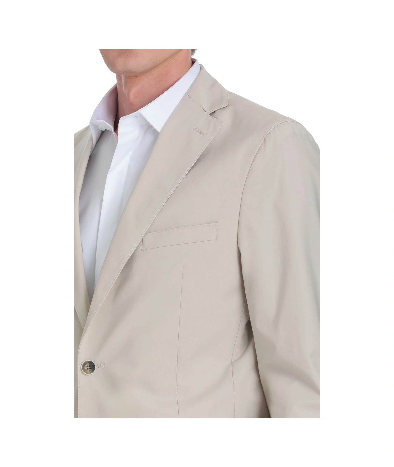 Bej Slim Fit Mono Yaka Casual Takım Elbise Bej