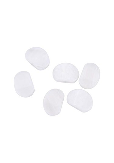 Moveevo Akustik Elektro Gitar İçin 6'lı Set Akrilik Telleri Ayarlama Düğmeleri Elips Kırmızı Taş Desenli - Dayanıklı Ve Zengin Dekoratif Diğer