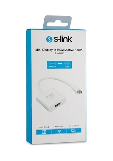 S'link Sl Mda45 Mini Display To Hdmi Active Kablo