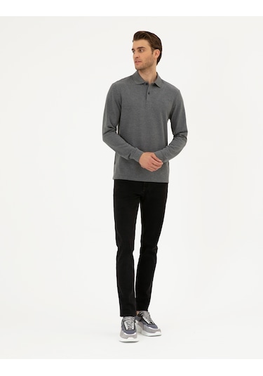 Pierre Cardin Erkek Antrasit Melanj Sweatshirt 50294438-vr081 Antrasit Melanj