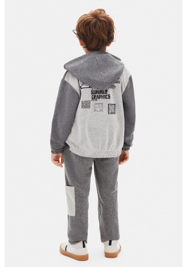 Erkek Eşofman Takım 2 Li 25knk29500 Gri