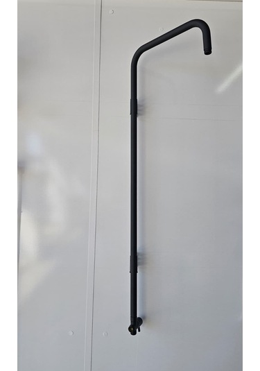 304 Paslanmaz Siyah Boru Duş Seti Borusu Ana Gövde Borusu Ve Su Dağıtıcı 2'li Takım Siyah