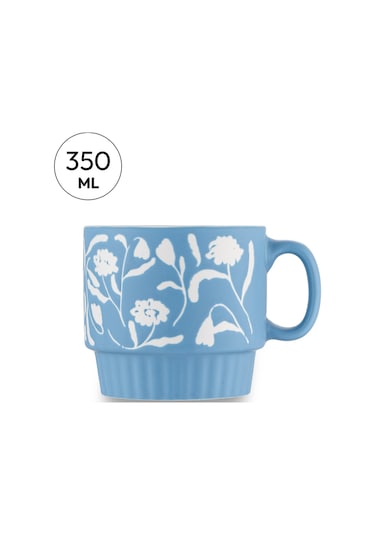 Emsan Bloom Kupa 350 Ml Mavi