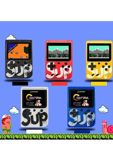 Sup 400 Oyunlu 3" Mini Atari İthalatçı Garantili Mavi