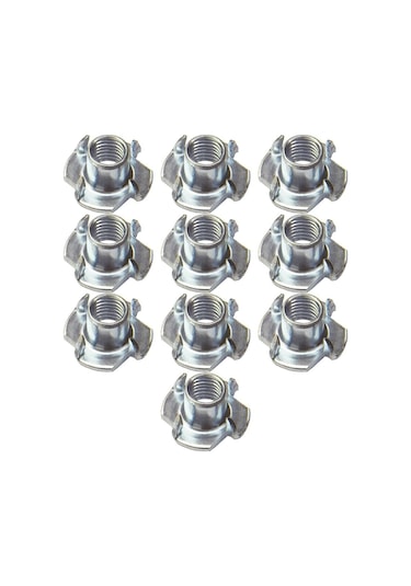 M6 Çakma Ağaç Somunu 10 Adet M6