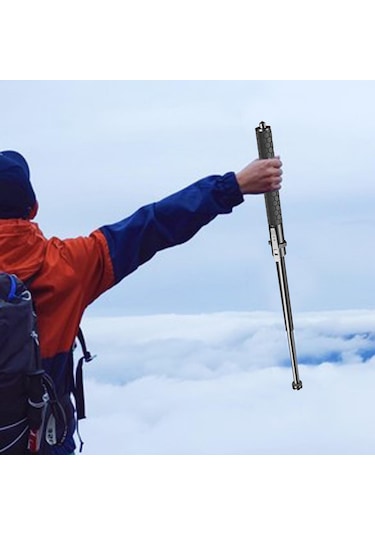 Suntek Trekking Direği Teleskopik Taşınabilir Çubuk 26-inç Siyah