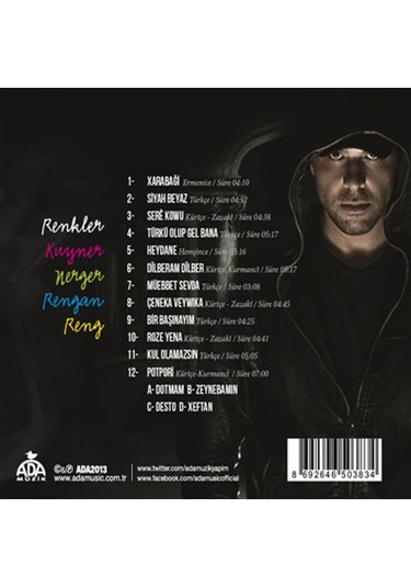 Çağdaş Toprak - Renkler Cd