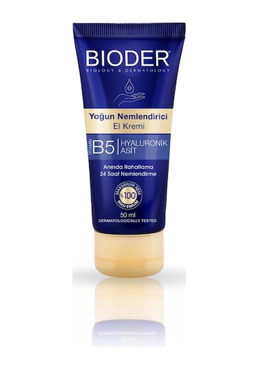 Bioder Yoğun Nemlendiricili El Kremi 50 Ml