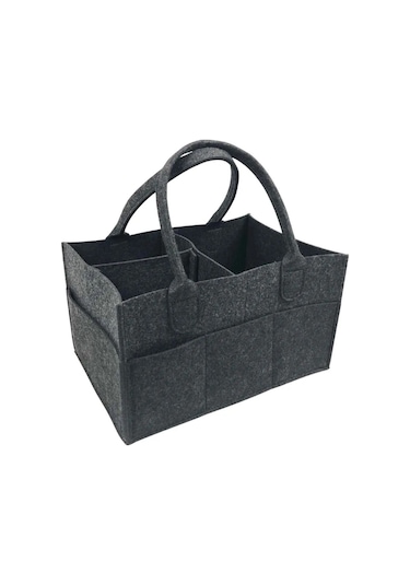 Babylondy Keçe Anne Bebek Bakım Çantası Düzenleyici Siyah Organizer Siyahmodel:xac001 Siyah