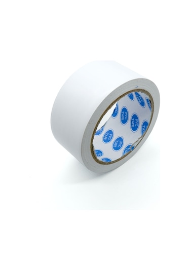 Pvc Yer İşaretleme Bandı 48 MM x 20 M Beyaz
