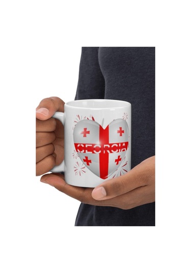 Gürcistan Kupa Bardak 2 Adet Seyahat Hatıra Georgia Mug