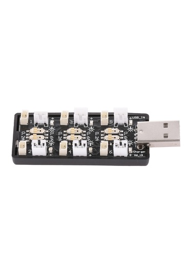 Fosenze Usb Lihv 3.7v/4.35v 6 Batarya Şarj Cihazı, Mikro 1.25 Ve Jst-ph 2.0 Bağlantı, 0.2a/0.6a Seçenekli, Hafif Ve Taşınabilir