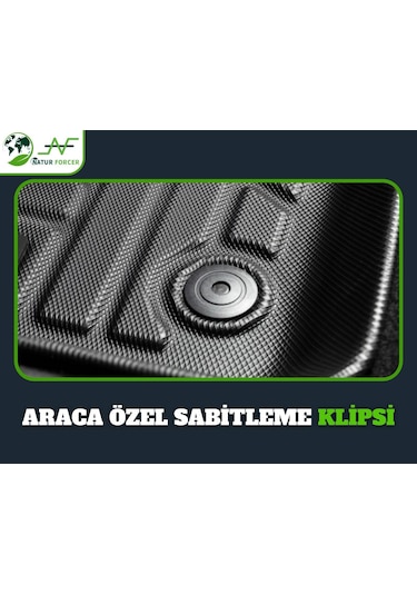 Ford Connect 2003-2013 Panelvan Uyumlu 4d Havuzlu Paspas Takımı Naturforcer