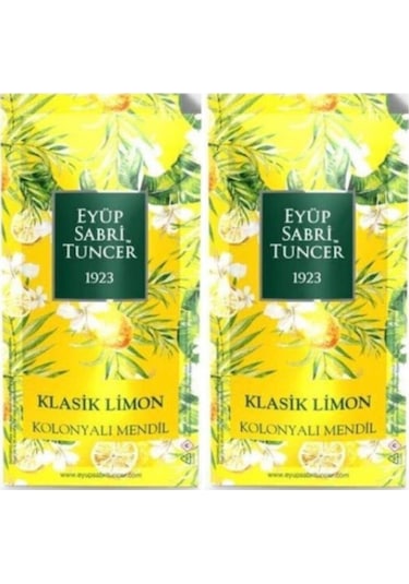 Eyüp Sabri Tuncer Kolonyalı Mendil Limon 2'Li Set