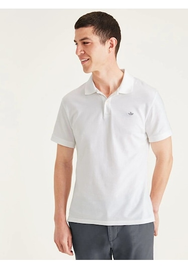 Dockers T3 Polo Lucent Whıte Erkek Yeşil T-shirt - A1159