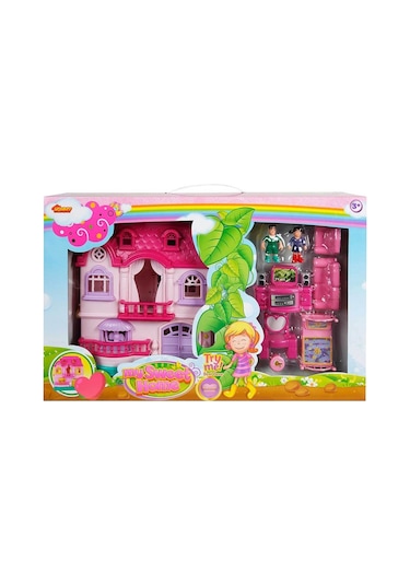 Hommy Sesli ve Işıklı 2 Katlı Ev Oyun Seti 16619