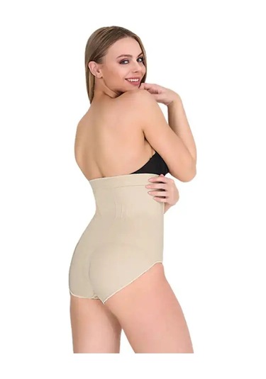 Pastimore Agraflı Yüksek Bel Slip Korse Ten