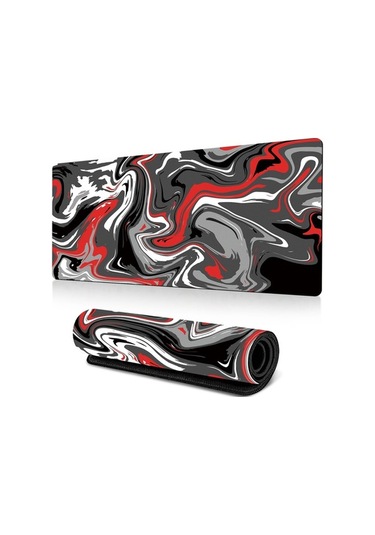 Ebitda Büyük Soyut Mouse Pad, 300x700x2mm, Su Geçirmez, Oyuncu Ofis Mat, Mükemmel Tasarım Soyut Akışkan 1