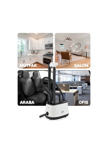 PiranTech CB-101A Çok Fonksiyonlu Buharlı Temizlik Makinesi