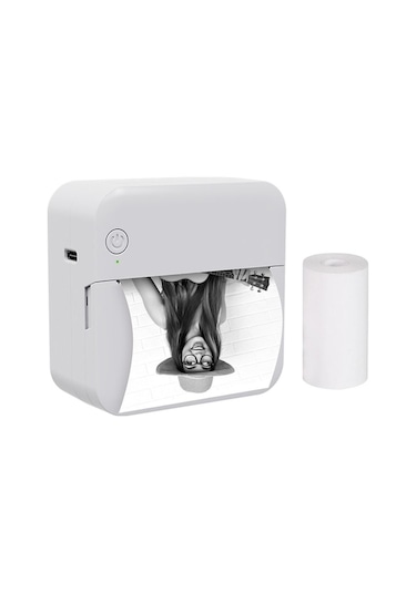 Trendooze Hallow Os7100w Çok İşlevli Taşınabilir Etiket Mini Cep Termal Yazıcı Rx