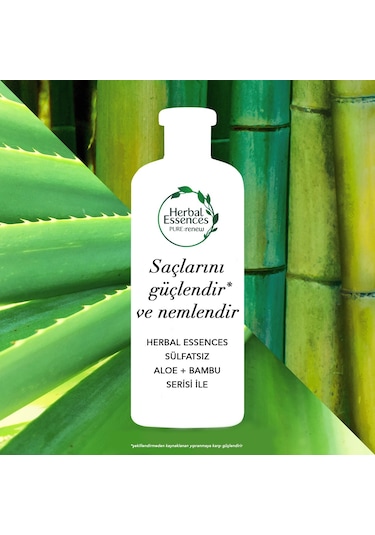 Herbal Essences Sülfatsız  Güç ve Nem Aloe + Bambu  Şampuan Saç Bakım Kremi 275 ML