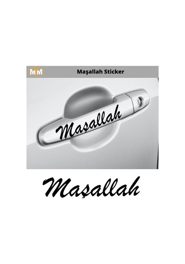 Maşallah Oto Sticker 15 Cm